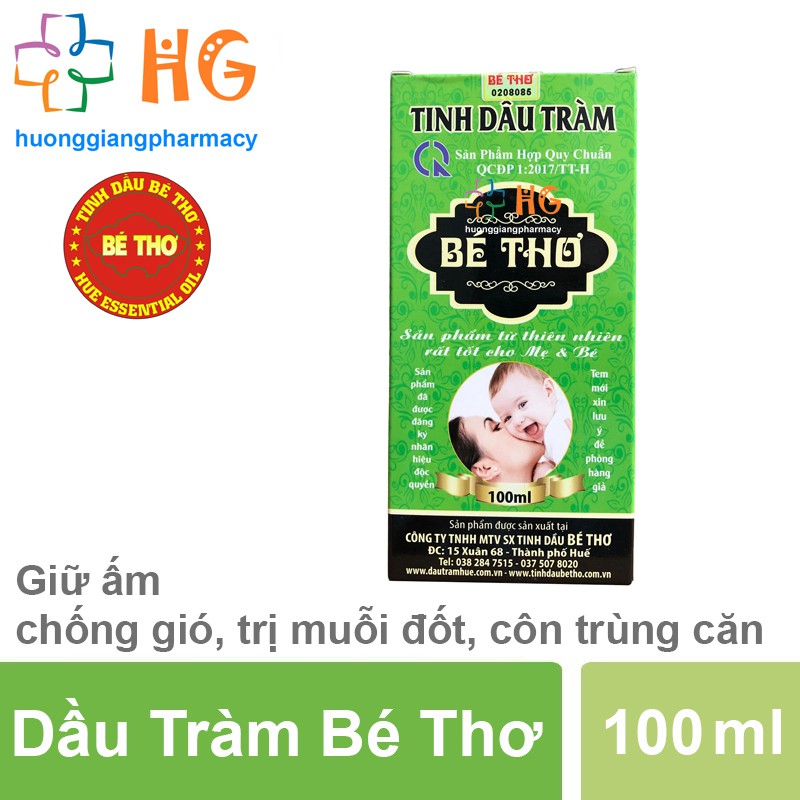 [Mã FMCGSALE55 giảm 8% đơn 500K] Tinh Dầu Tràm Bé Thơ (Lọ 100ml)