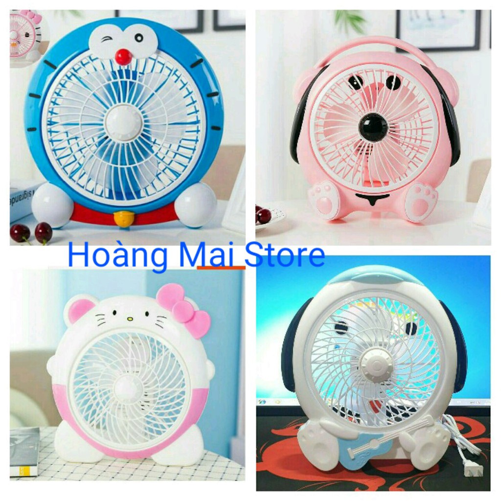 Quạt mini để bàn,quạt để bàn mini hình thú siêu cute