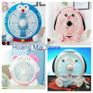 Quạt mini để bàn,quạt để bàn mini hình thú siêu cute