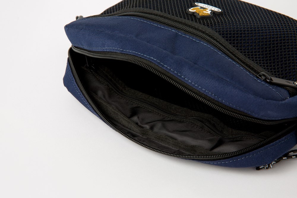 Túi Đeo Chéo ARTBOX Hàn Quốc Màu Xanh Biển Đậm Hình Chú Chó Shiba Dễ Thương