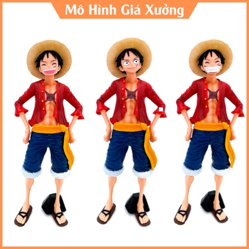 Mô hình Luffy Grandista ( 3 mặt) cực đẹp cao 27cm -  Mô Hình Figure Monkey D.Luffy One Piece