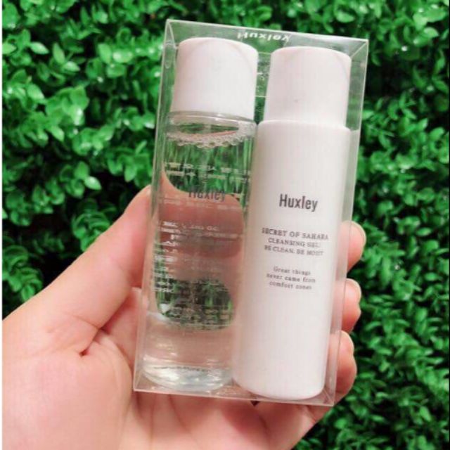 Set Tẩy Trang Huxley Secret Of Sahara Mini Cleansing Duo (2 items)