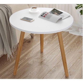 Bàn trà sofa chân gỗ tự nhiên D60