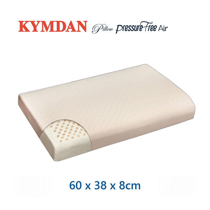 Gối cao su thiên nhiên Kymdan Pillow PressureFree Air
