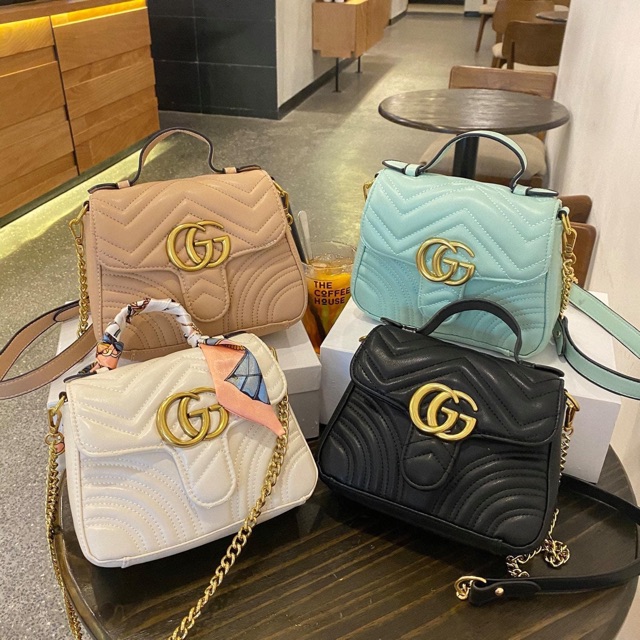 Túi da mềm sz 22 kèm ảnh thật còn màu nâu