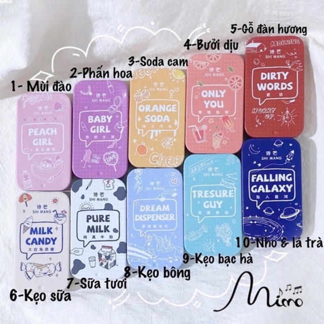 [Hàng Có Sẵn - Bản Trung] Nước Hoa Khô ShiMang, Nước Hoa Dạng Sáp Shi Mang - Lưu Hương 4 - 6 Tiếng - Số Lượng Có Hạn | BigBuy360 - bigbuy360.vn