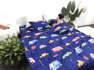Bộ 5 món hè cotton poly mẫu Ô Tô