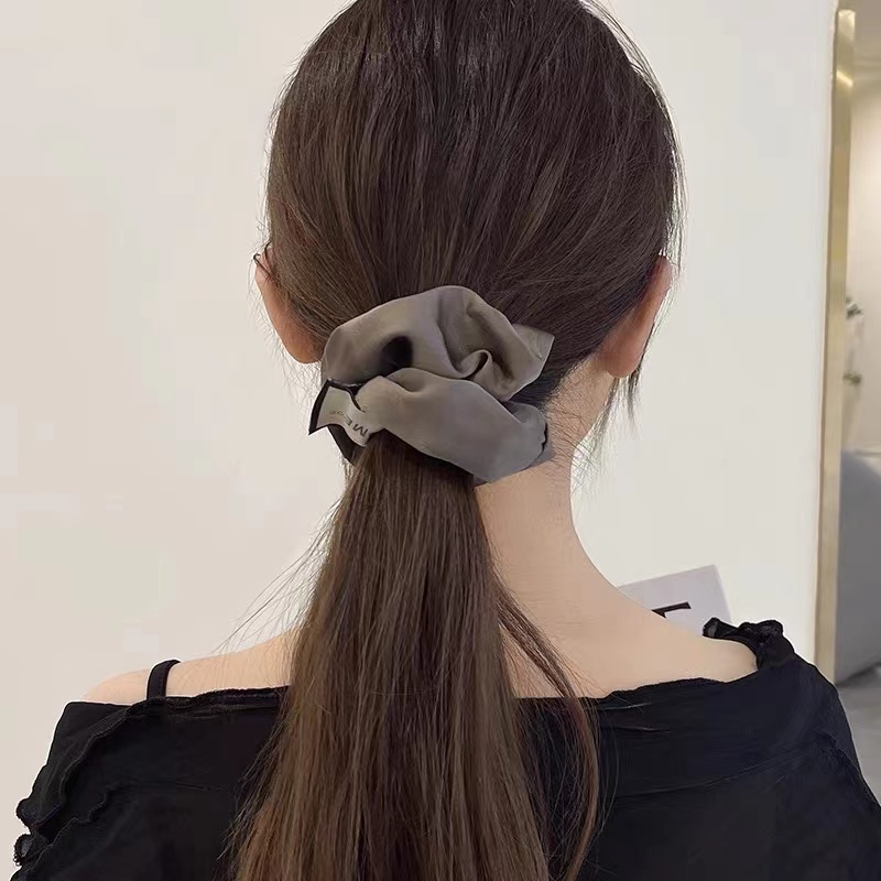 Dây Buộc Tóc Vải Satin Cao Cấp Cỡ Lớn Không Đau Thời Trang Cho Nữ