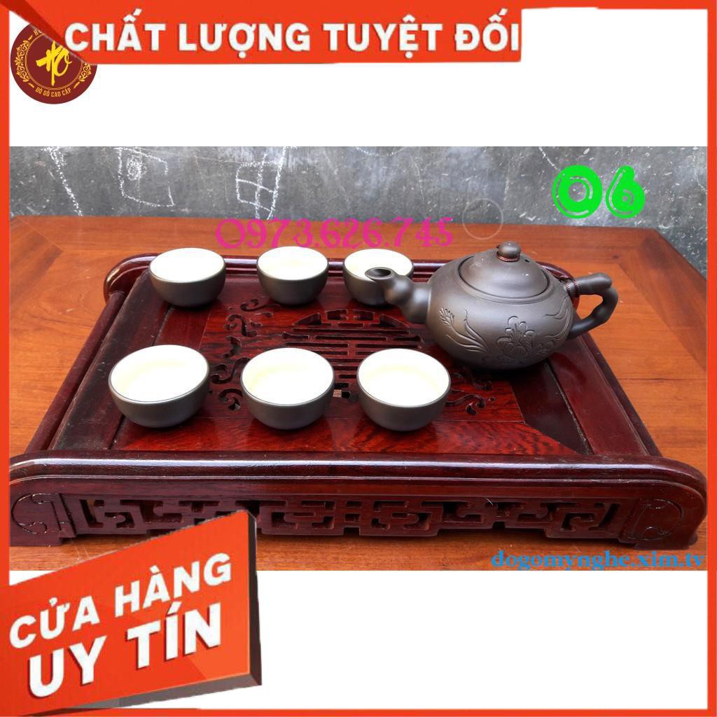 Khay trà cuốn thư, khay trà chân cuốn gỗ hương | BigBuy360 - bigbuy360.vn