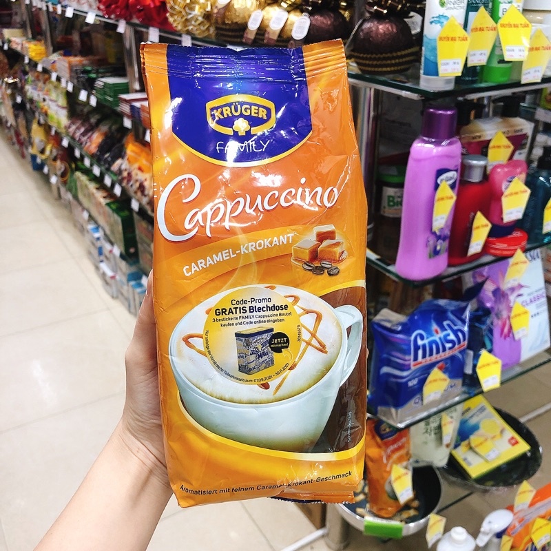 Bột cà phê Capuccino krger family 500g - Đức / Capuchino