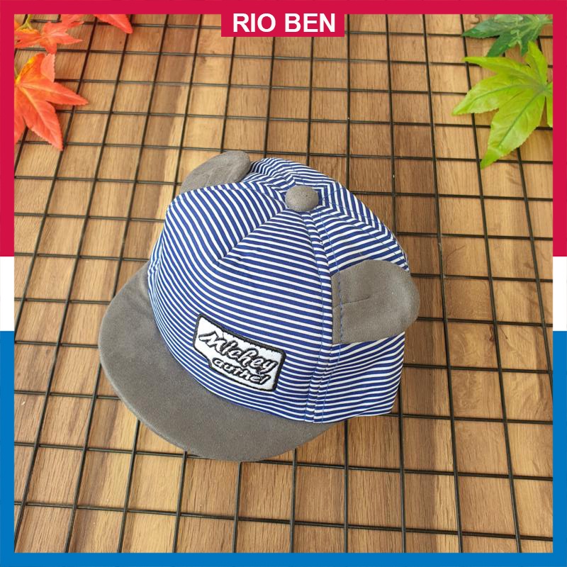 Nón bé nhỏ có tai dễ thương, bé dưới 2 tuổi RBN084