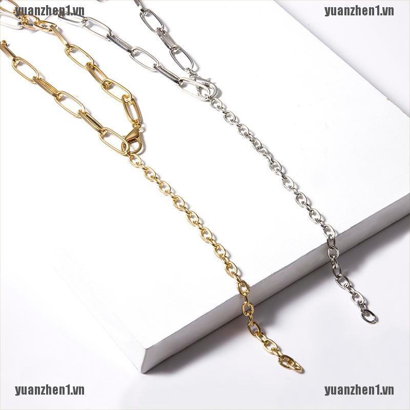 [YUANZHEN1] Thắt Lưng Xích Khóa Kim Loại Goth Phong Cách Punk Cho Nữ