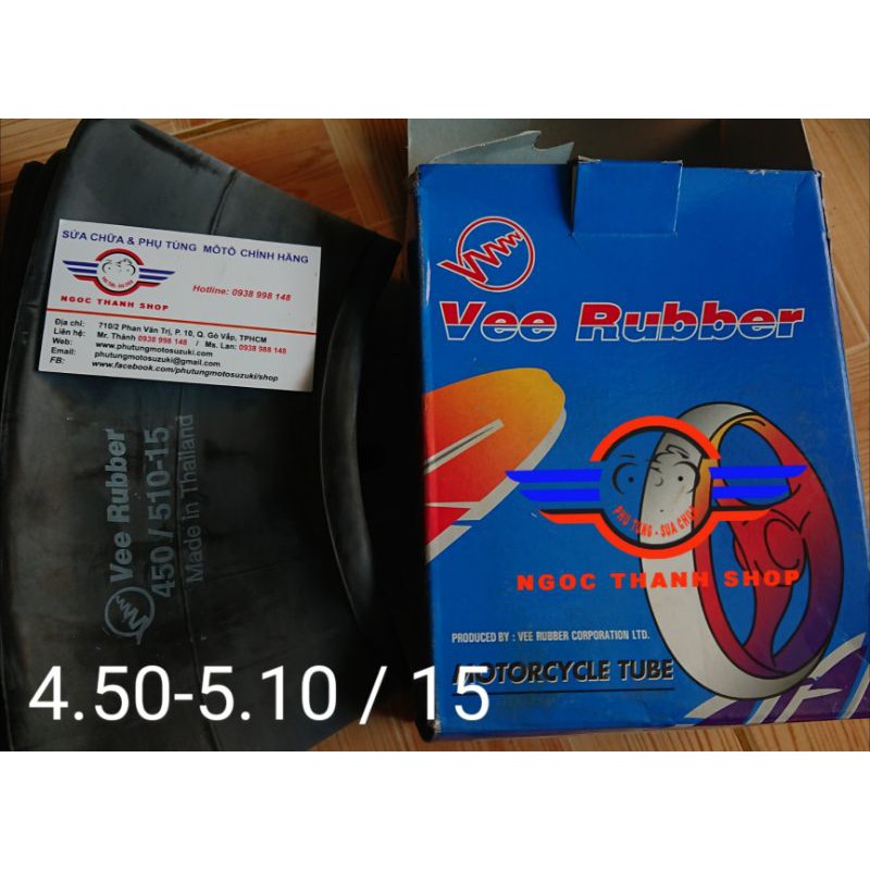 Săm xe ruột bánh xe 450-500/15 gắn cho Rebel125 Rebel250 Husky150 Virago125 Virago250...