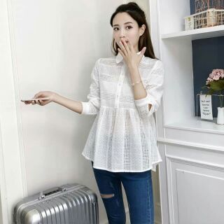 Áo nữ thời trang dành cho người béo kiểu dáng trẻ trung QCNP880