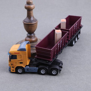 Mô hình xe container đồ chơi tỉ lệ 1:48 dành cho bé trai và bé gái