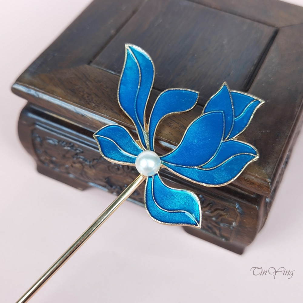 GETNOIVAS Trâm Cài Tóc Đính Ngọc Trai Kiểu Cổ Điển Thời Trang Sành Điệu Cho Nữ