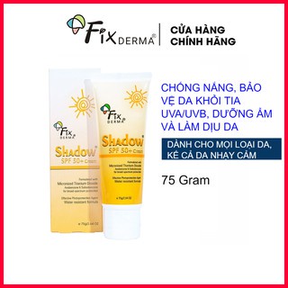 (HÀNG CHÍNH HÃNG) Kem chống nắng Fixderma Shadow SPF 50+ Cream (75g)