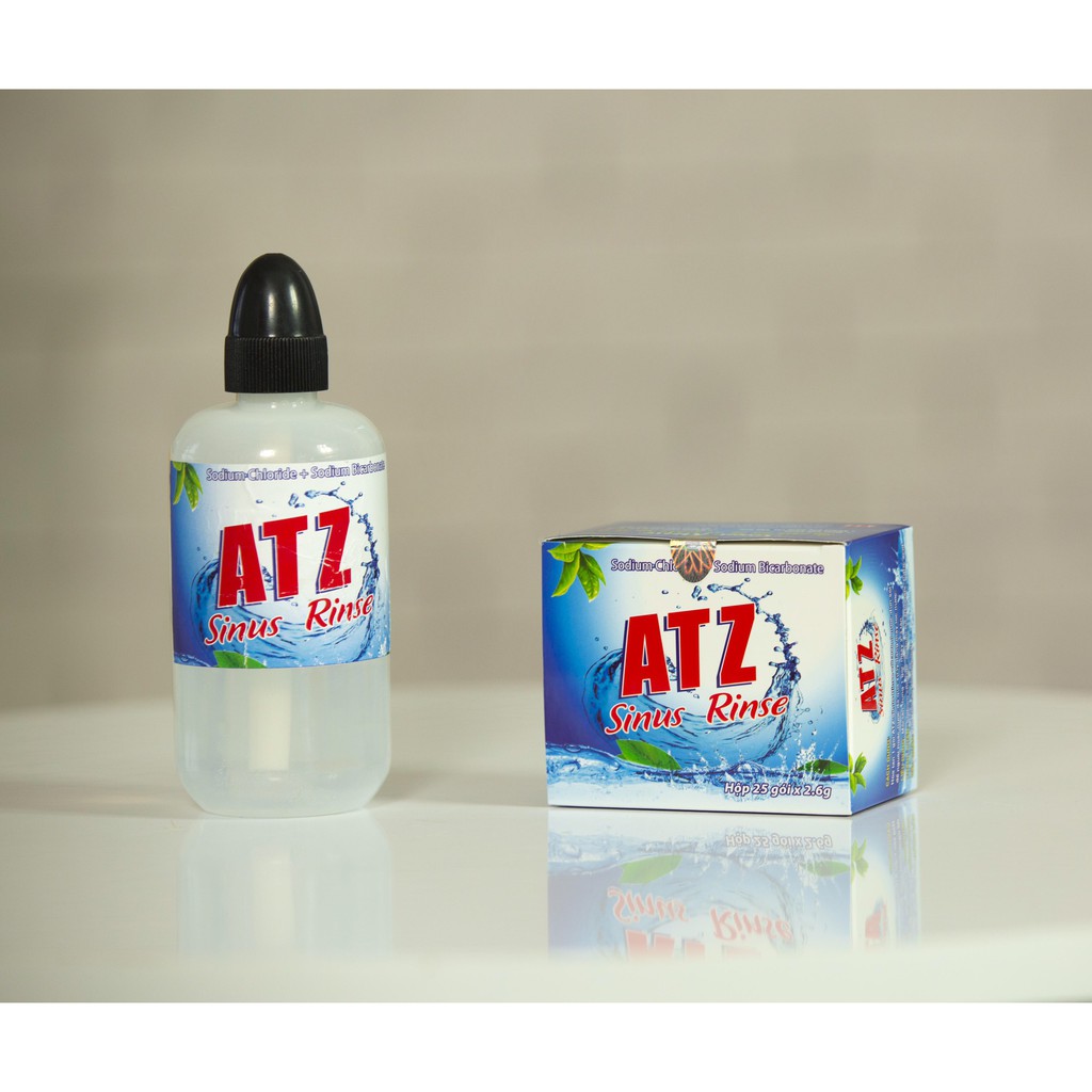 Combo hộp Muối ATZ + Bình rửa Xoang Mũi | BigBuy360 - bigbuy360.vn