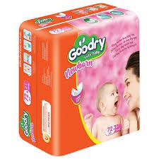 Miếng lót sơ sinh Goodry Nb1-72 miếng( sơ sinh&lt;5kg)