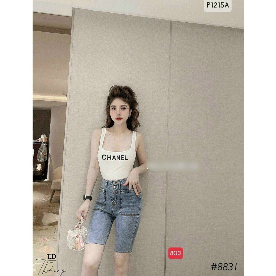 Quần short jean ngố nữ cao cấp, chất liệu denim dễ thương, tôn dáng TUẤN KIỆT Store 8888 Q21
