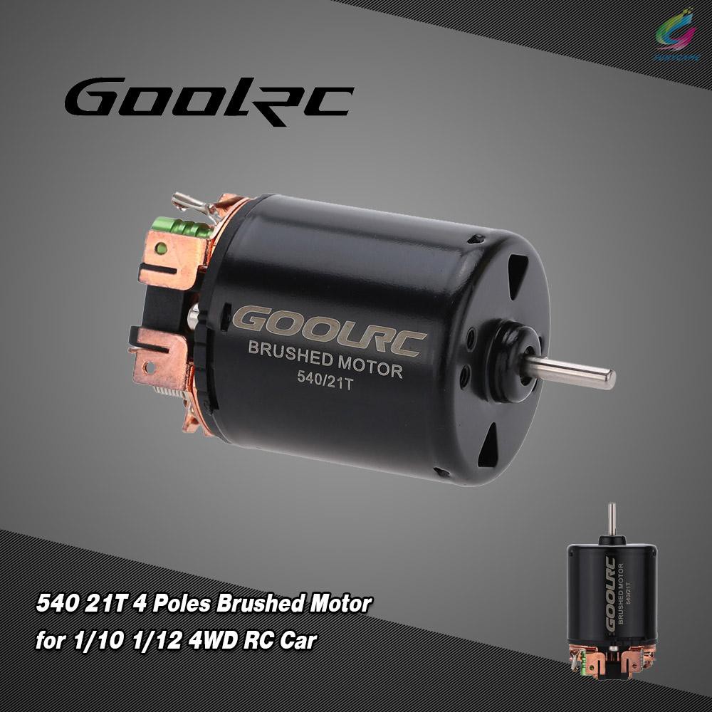 GoolRC 540 21T 3 Poles Brushed Motor for 1/10 1/12 4WD RC Car