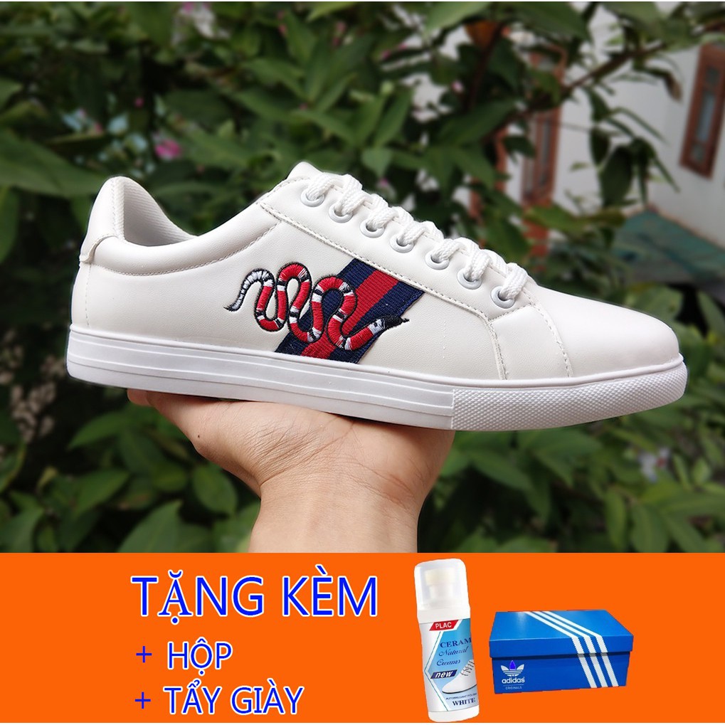 (FREESHIP+TẨY GIÀY) Giày nam thể thao Gu..cci da tốt siêu đẹp