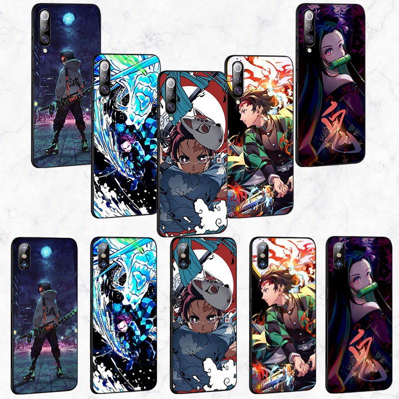 Ốp Điện Thoại Silicon Mềm Hình Demon Slayer Anime Cho Xiaomi Redmi Note 8t 9t 9 9s 10 Pro Max Md106