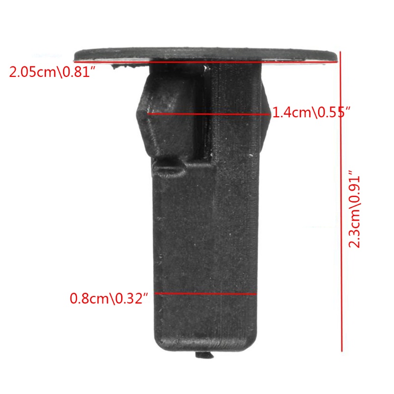 Set 25 Đinh Tán Nhựa Phụ Tùng Cao Cấp Cho Xe Ô Tô