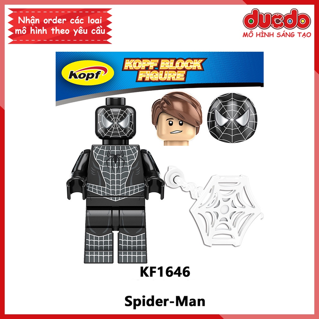 Minifigures nhân vật Spider Man Green Goblin - Đồ chơi Lắp ghép Xếp hình Mini Iron Man Mô hình Koruit KF6153