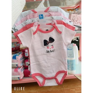 Set 5 bộ body chip cộc tay cho bé yêu từ 0-12 tháng