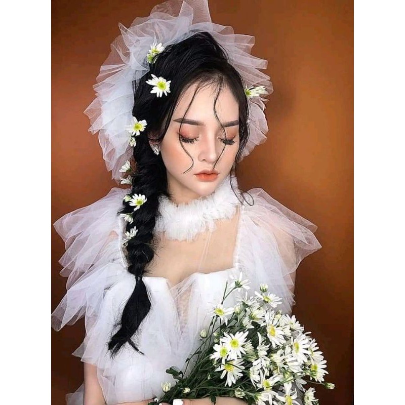 cài voan tóc chụp hình xinh ❤