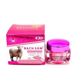 Kem dưỡng trắng da - ngừa mụn - chống nắng - bảo vệ da Bạch Sâm k1