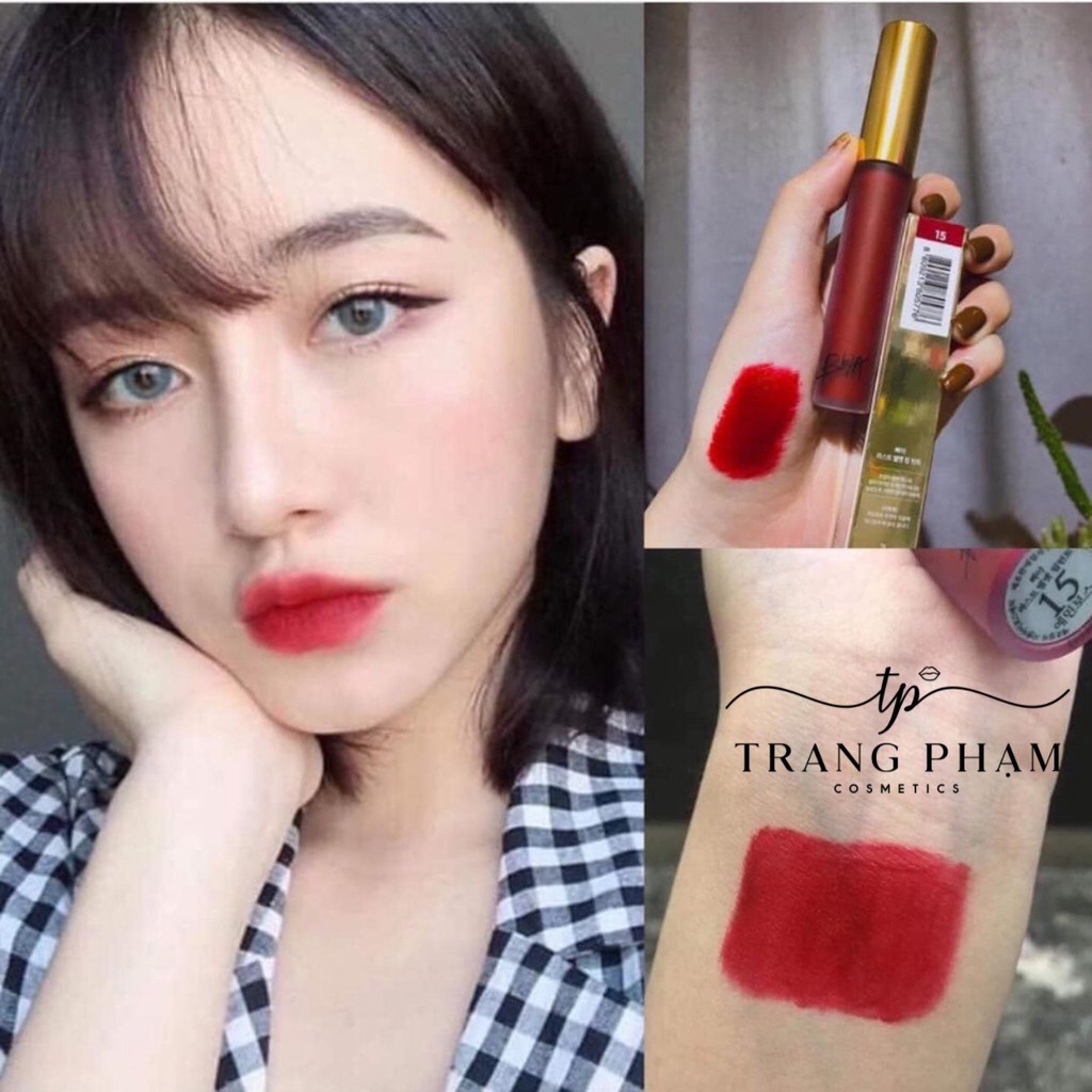 Son kem lì Bbia Last Velvet Lip Tint Version 3 màu 12 và 15