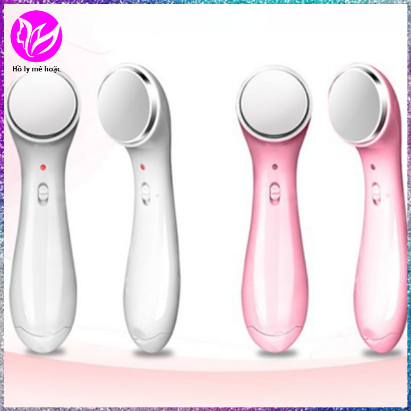 Máy Massage Mặt Bằng Ion, Máy Điện Di Cầm Tay Chăm Sóc Da Mặt,rửa Mặt, Trị Quầng Thâm Giảm Mỏi Mắt, Giảm Nhăn