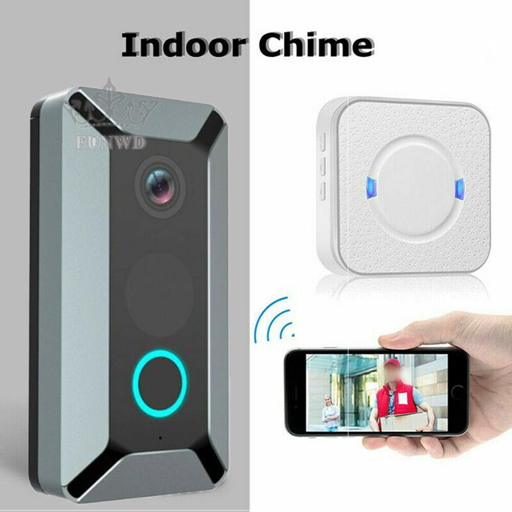 Wireless doorbell with indoor security camera