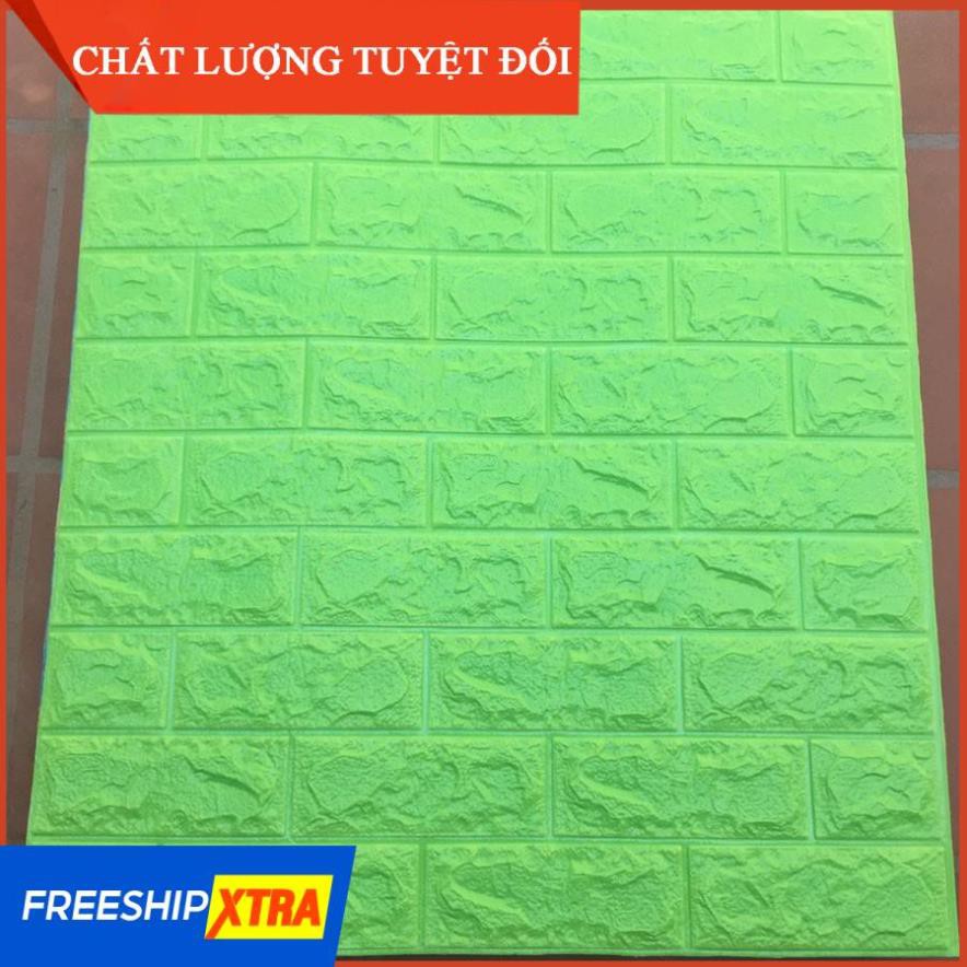 [FREESHIP] [BAO DÍNH, 1 ĐỔI 1, MẪU MỚI NHẤT] Xốp dán tường giả gạch 3D - Khổ lớn 70x77cm chống va đập bền hình ảnh đẹp | BigBuy360 - bigbuy360.vn
