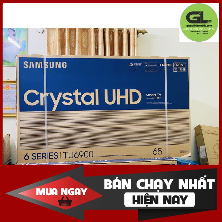 [NHẬP GIANG8386 - HOÀN 10% XU ĐƠN 10TR] Smart Tivi Samsung 4K 65 inch UA65TU6900KXXV - Model 2020 - Miễn phí lắp đặt! | WebRaoVat - webraovat.net.vn