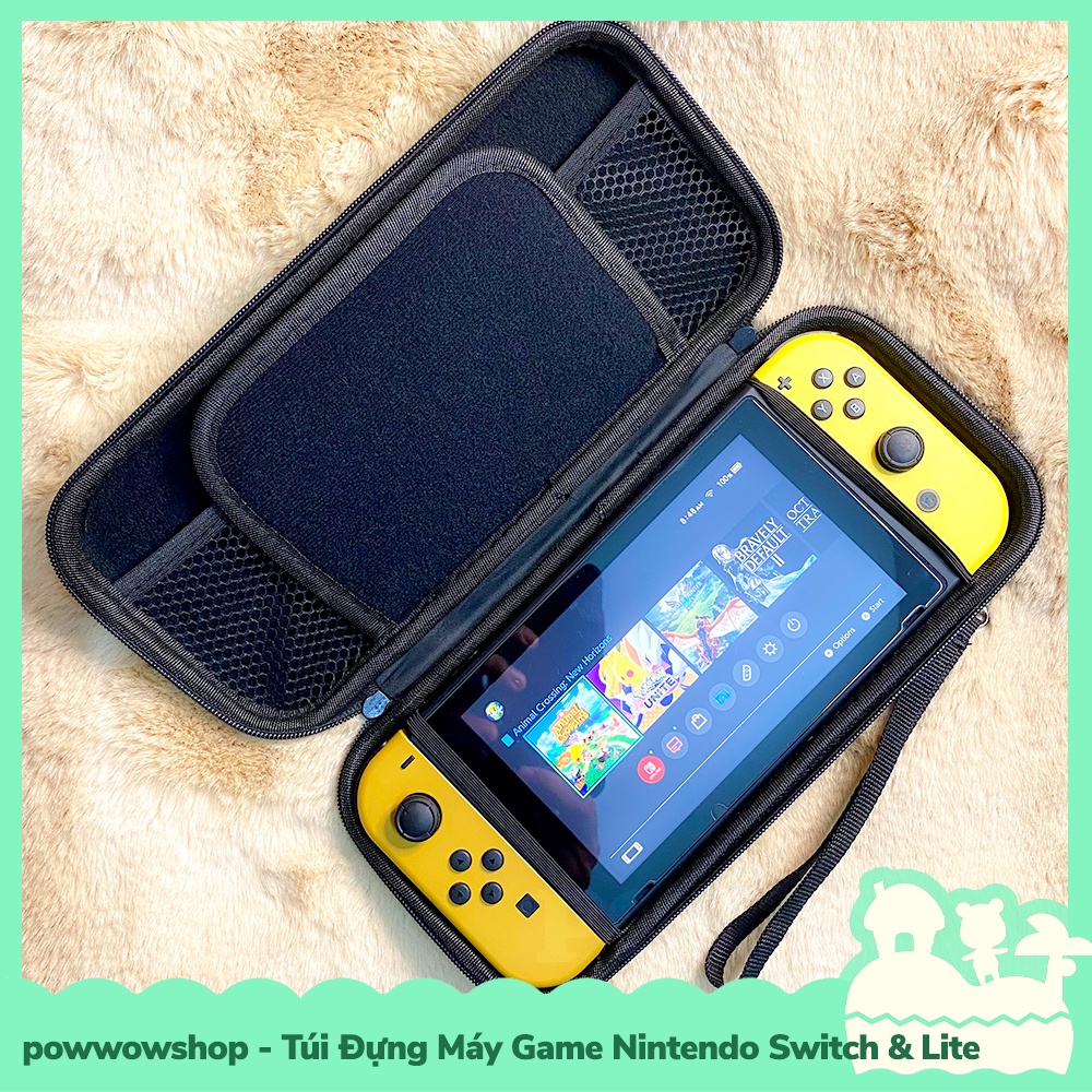 [Sẵn VN - Hỏa Tốc] Túi Đựng Máy Game Da PU Nintendo Switch / Switch Lite Phong Cách Hoạt Hình Poke Pika | BigBuy360 - bigbuy360.vn