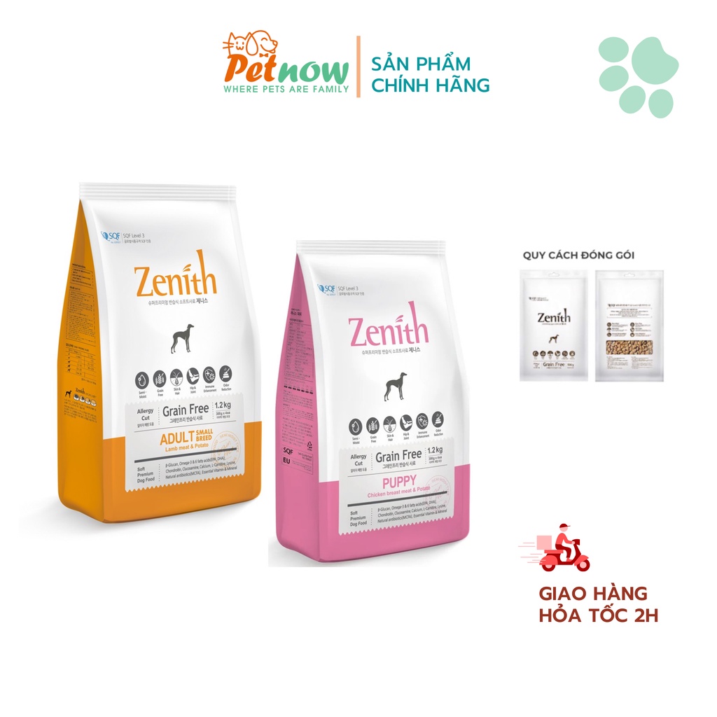 Thức ăn hạt mềm Zenith dành cho chó