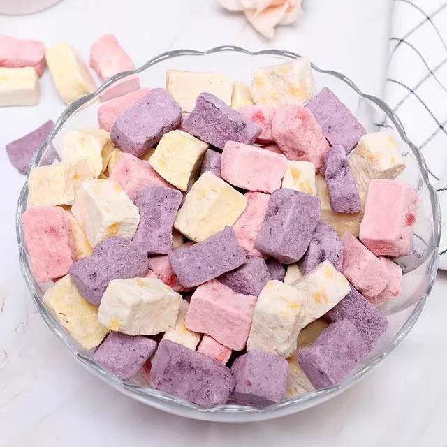 Sữa chua khô hoa quả sấy lạnh nhiều vị gói 45gram