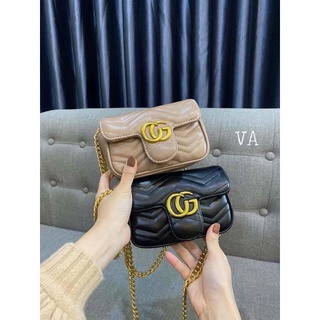 Túi đeo chéo da mềm dây xích