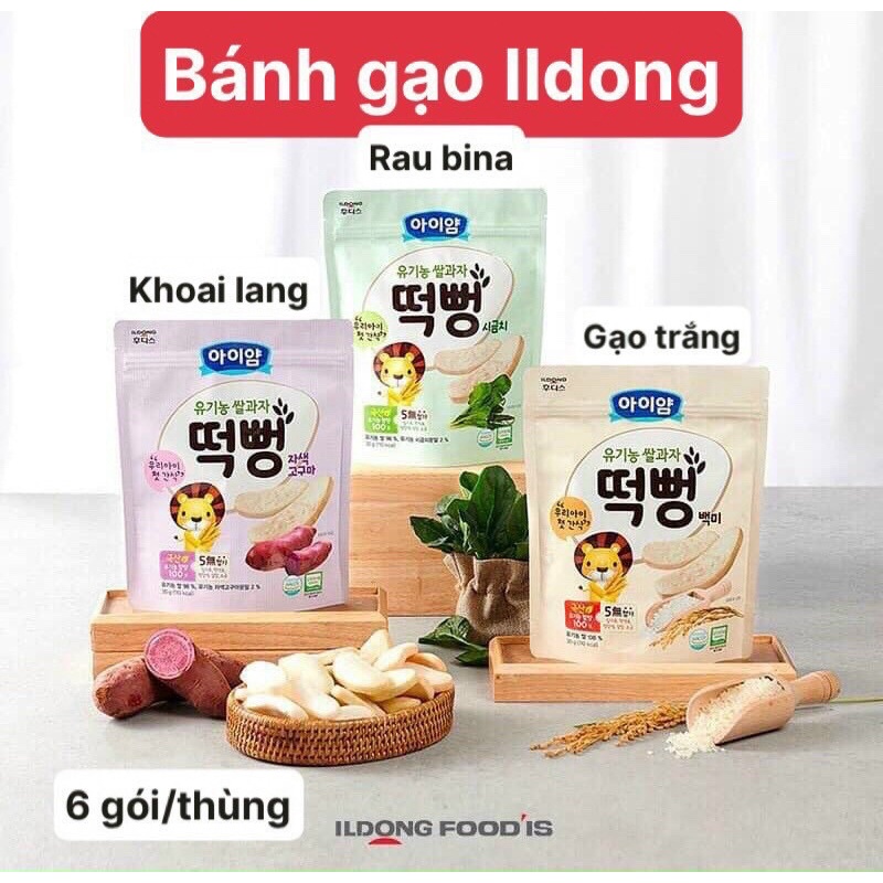 Bánh gạo ildong Hàn hữu cơ
