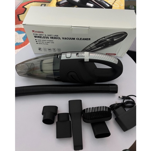 Máy hút bụi cầm tay mini không dây cao cấp bản Adapter - Đông Bắc