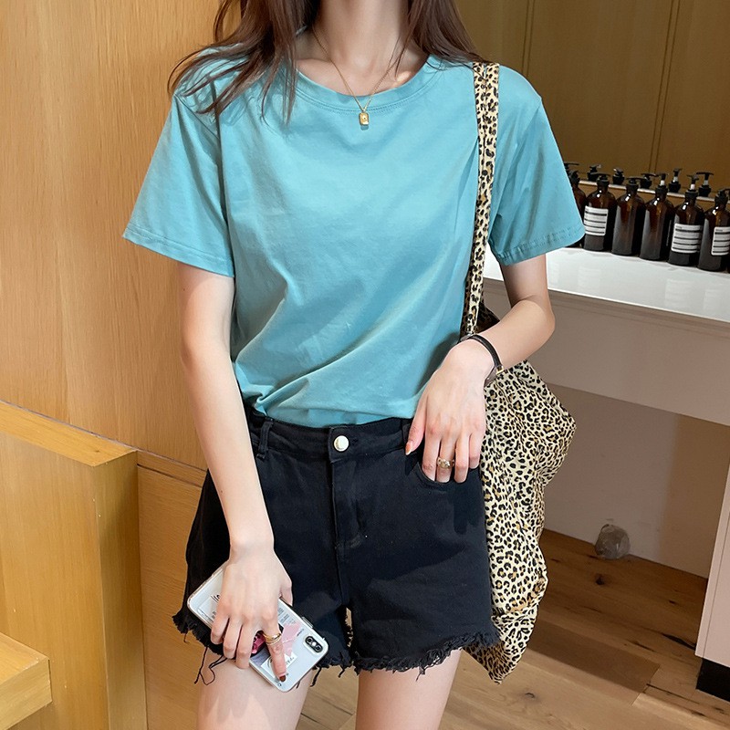 THANH LÝ- Áo thun nữ chất cotton co giãn cực đẹp nhiều màu