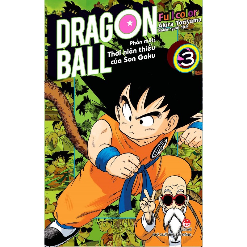 Sách - Dragon Ball Full Color - Phần Một - Thời Niên Thiếu Của Son Goku - Tập 3 - Tặng Bookmark