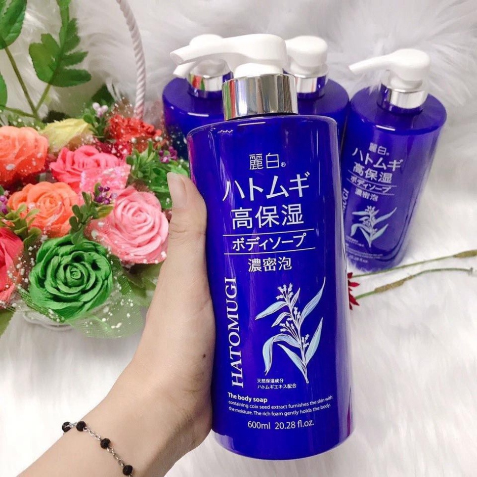 Sữa Tắm Trắng Da Hatomugi Moisture Rich Body Soap 600ml Sữa Tắm Dưỡng Ẩm Toàn Thân Body Soap Chính Hãng Nhật Bản NĐC | BigBuy360 - bigbuy360.vn