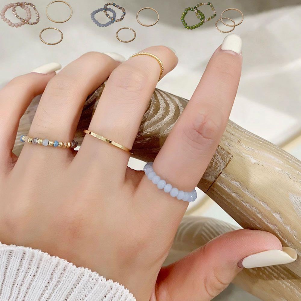 Bộ 1 Nhẫn Đeo Đốt Ngón Tay Phong Cách Vintage Thời Trang Cho Nữ