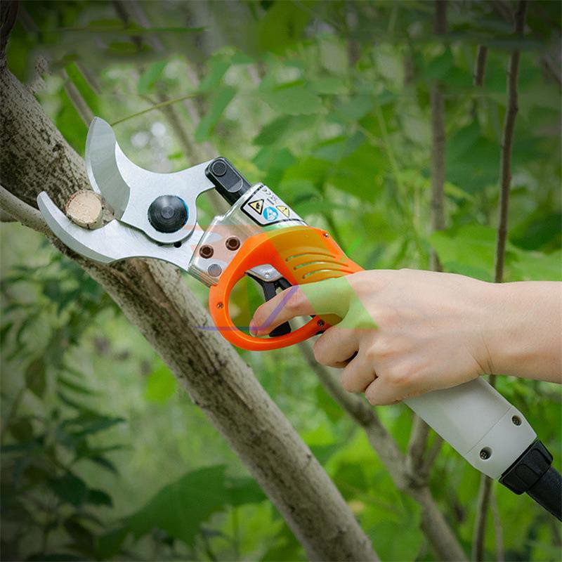 Kéo điện cắt tỉa cành cây SUKA-3602, Kìm điện tỉa cây 1080w, Kéo điện pin Lithium, Cỡ 45mm