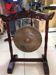 Bộ chiêng đồng và giá treo 26cm