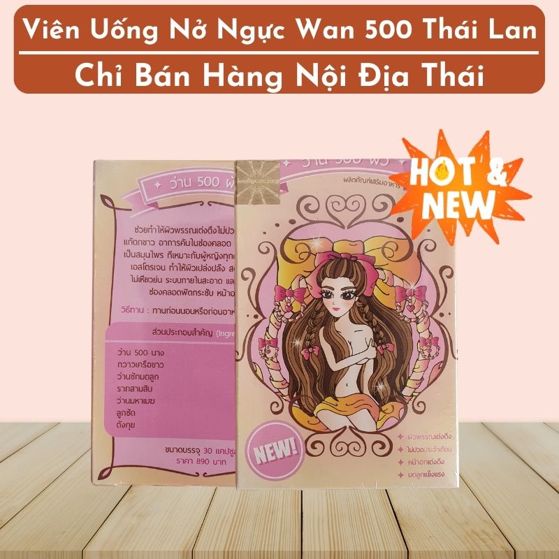 Cân Bằng Nội Tiết Tố WAN 500 Thái Lan ( Nội Địa Tem Vàng )